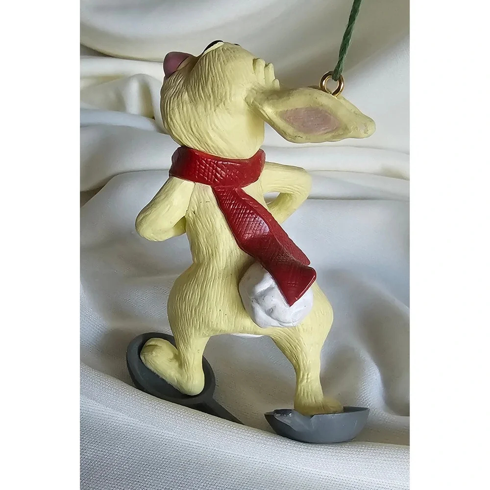 Disney Hallmark Rabbit Winnie the Pooh Frying Pan Skates Christmas Ornament